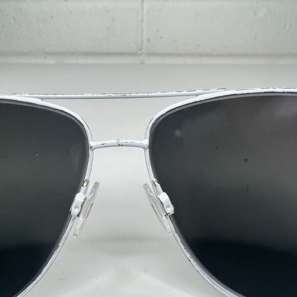 Exalt Cycle Rueda C1‎ Eyeglasses Frames White Square Vintage Rare 59-13 H1391 main image 8